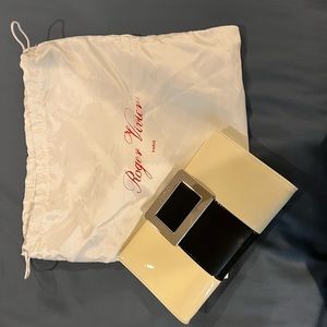 Roger Vivier patent leather clutch